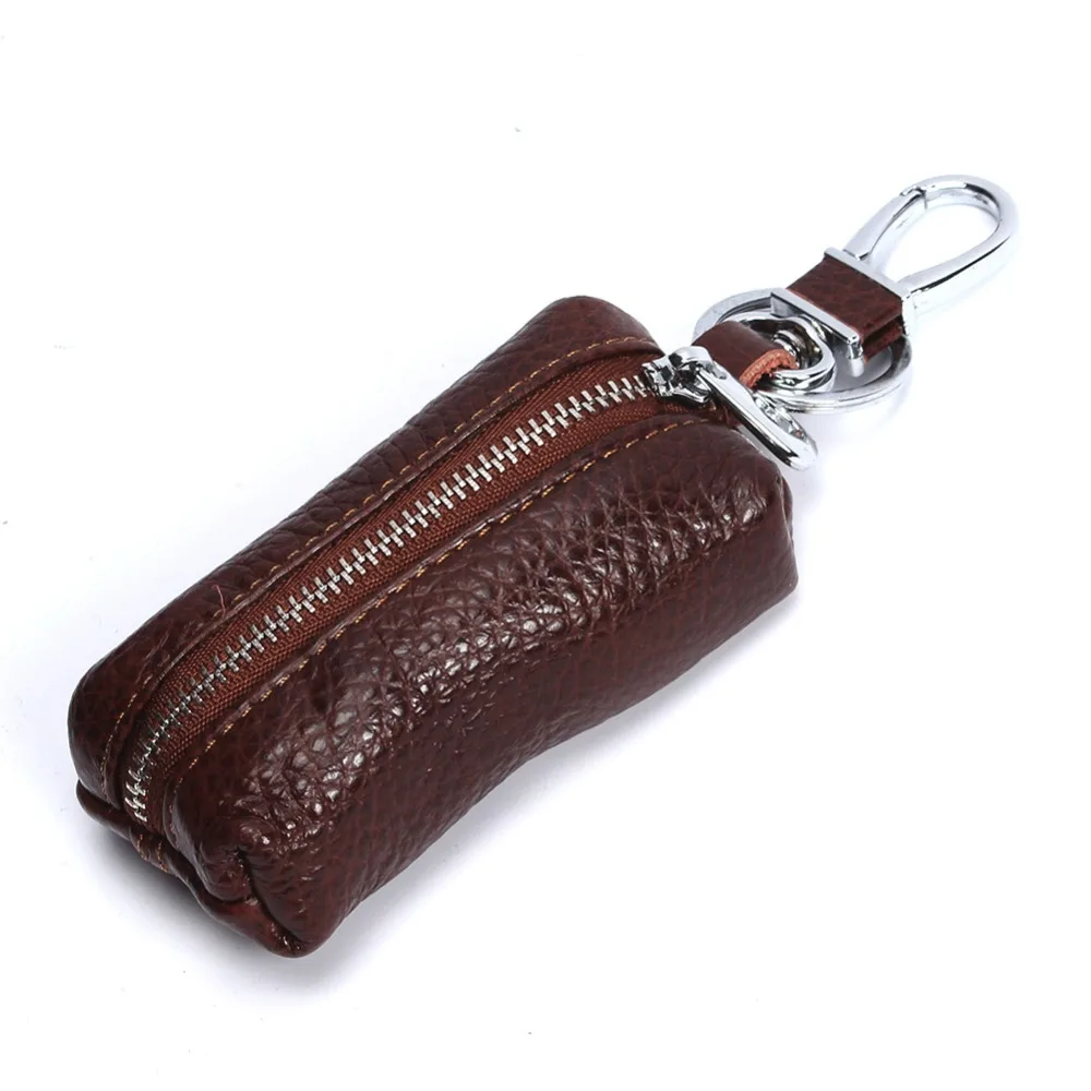 Пояса из натуральной кожи Ключи Женские Кошельки Для мужчин Key Holder ключница ключи Для женщин брелок Чехлы для мангала молния ключеник сумка кошелек