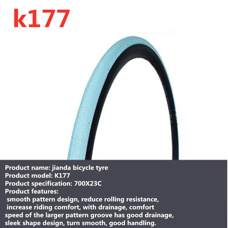 k177 blue(700x23c) Kenda велосипедные шины для шоссейного велосипеда 700C* 23c/25c шины 23-622 k177/k191/k193/k1018 - Цвет: k177 blue(700x23c)
