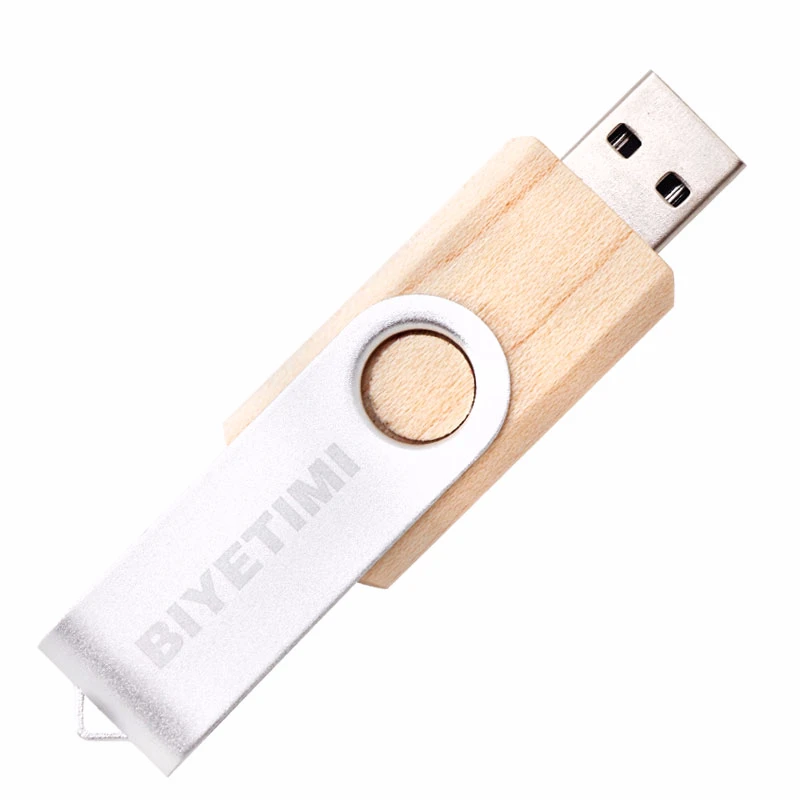 Biyetimi Usb Flash Drive реальная Ёмкость деревянный 4 GB 8 16 32 ГБ памяти Stick 2 0 флешки флэш