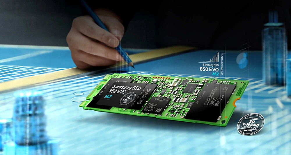 Samsung внутренний SSD 850 EVO M.2 250 ГБ 500 ГБ 1 ТБ Внутренний твердотельный накопитель HD Жесткий высокоскоростной для ноутбука ПК компьютера