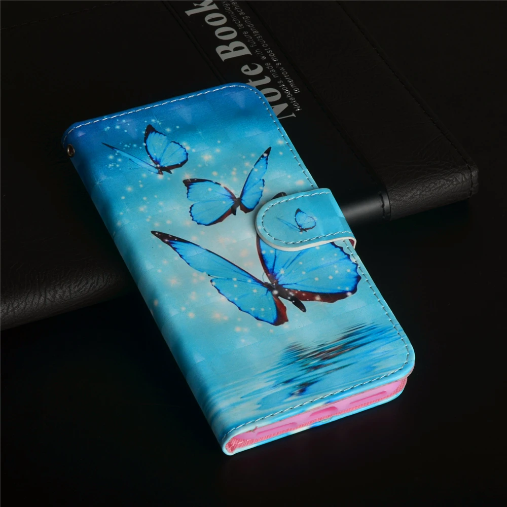 Чехол для Alcatel 1X 5059Y 5059A флип чехол с 3d рисунком 5059D 5059I 5059T бумажник из