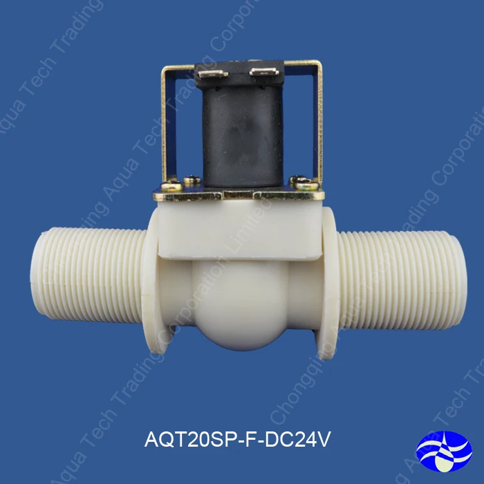 G3/4-дюймовый порт (DC24V) нейлоновые СОЛЕНОИДНЫЕ клапаны низкого давления для воды