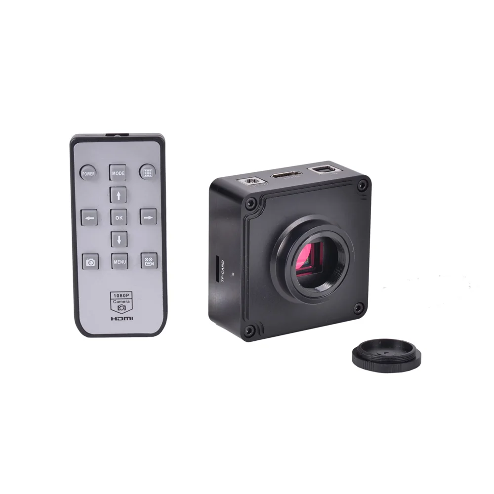 16MP Full HD 1080P 60FPS HDMI usb digital Industry C-mount Microscope Camera TF Card Video Recorder+100X Lens+144 LED | Инструменты