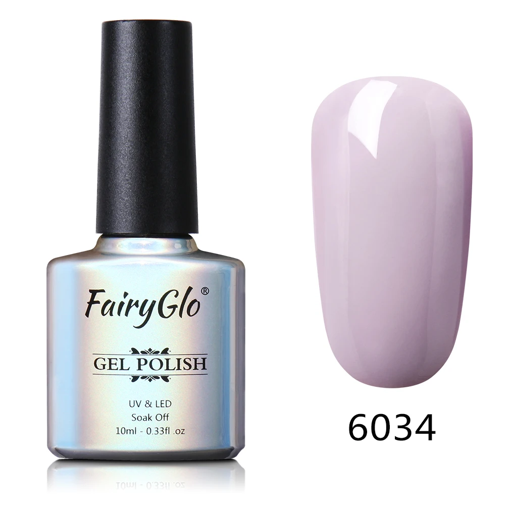 6034 FairyGlo 10 мл 3 в 1 гель для ногтей длинный последний УФ-гель для ногтей один шаг Гибридный гель лак не нужно базовое верхнее покрытие лаковый гель - Цвет: 6034