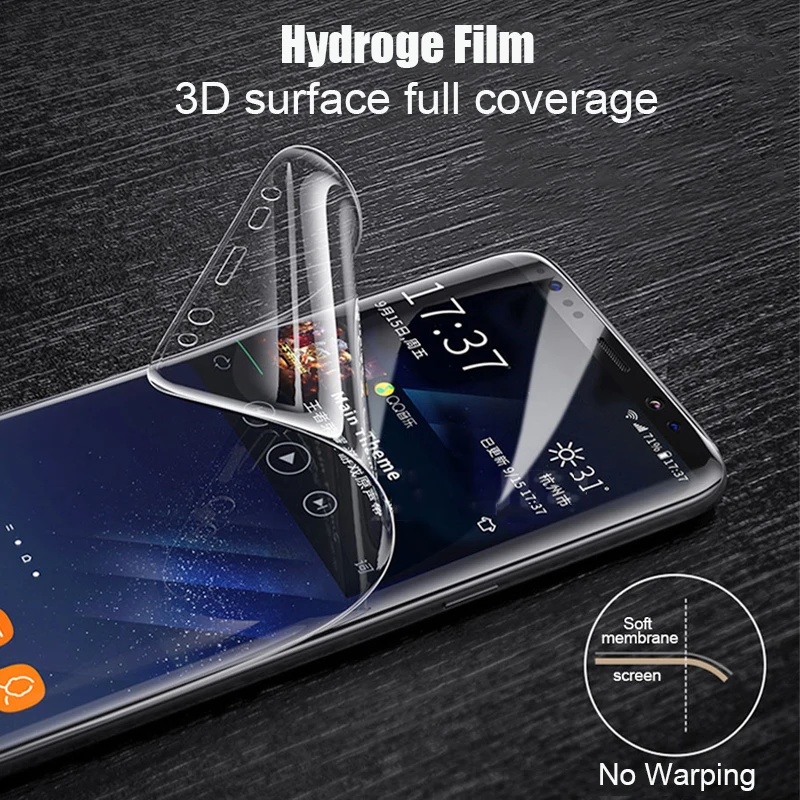 3D полное покрытие мягкая Гидрогелевая пленка для Samsung Galaxy S9 S8 A8 Plus S7 Edge Защита
