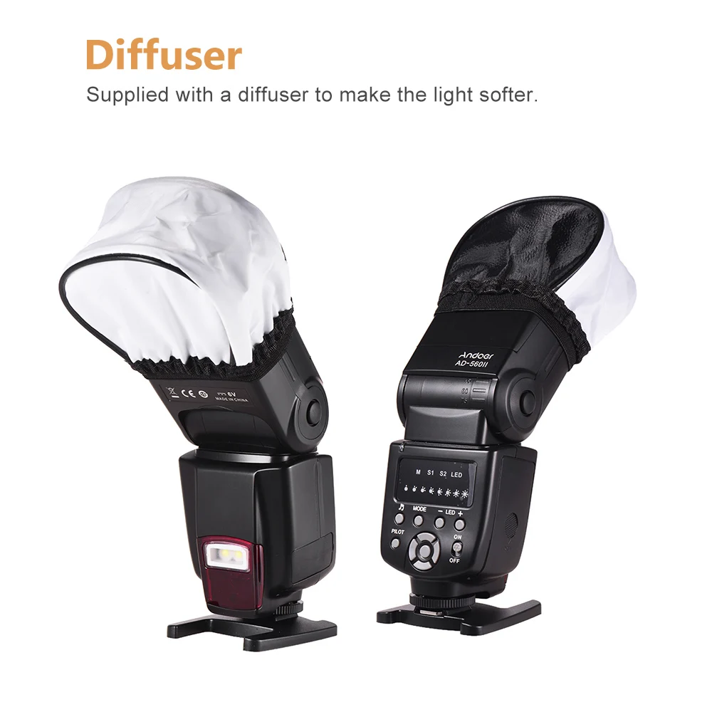 Andoer AD 560II Pro камера Вспышка Скорость lite на камеру цветные фильтры диффузное