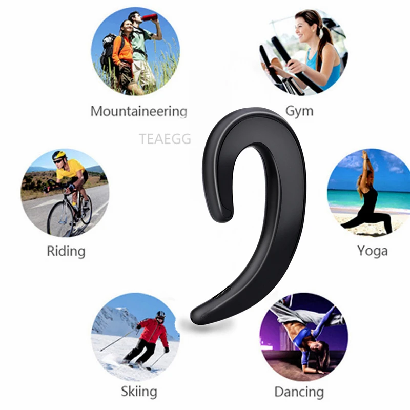Y-12 Ear hook Headset Wireless Bluetooth Earphones Stereo Headphones HD call with Mic For Phone | Электроника