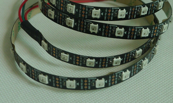 5 м Бесплатная доставка 30 светодиодный/м WS2812B Пиксельная полоса WS2812 ic чип SMD5050