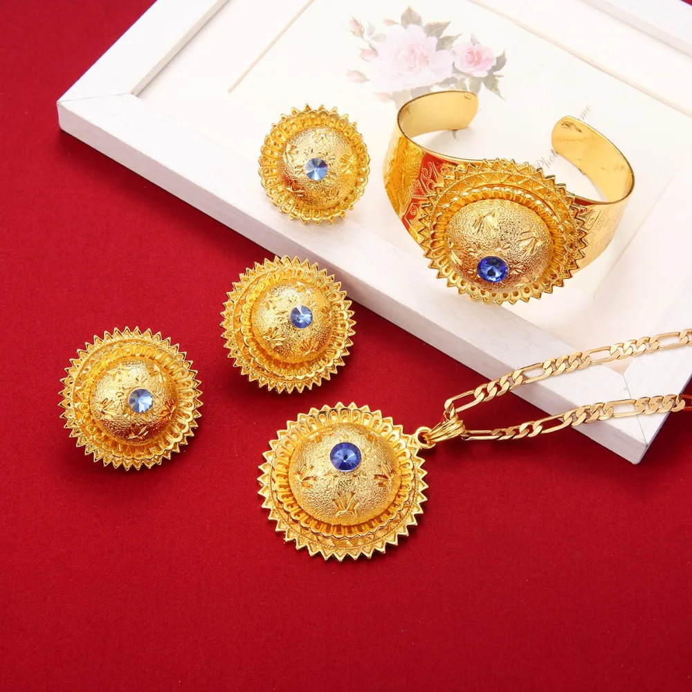 Комплект из колье и серёг с красным камнем|ethiopian necklace|necklace earring ring setsearrings set |