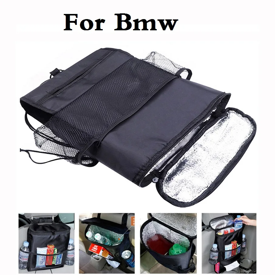 Car Styling Seat Chair Organiser Cooler Bag Multi Pocket For Bmw E36 E38 E39 E46 E52 E53 E60 E61 E63 E90 F30 F10 X3 X5 X6 M 125i |