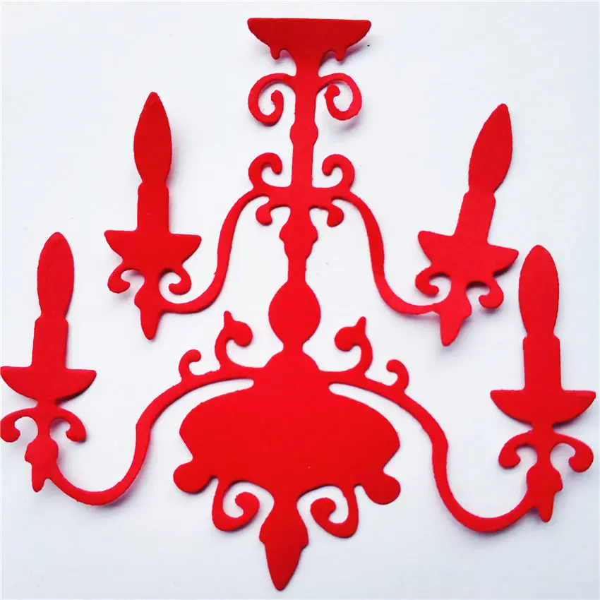 Оптовая продажа штампы для высечки люстра в виде свечи металлическая поделка