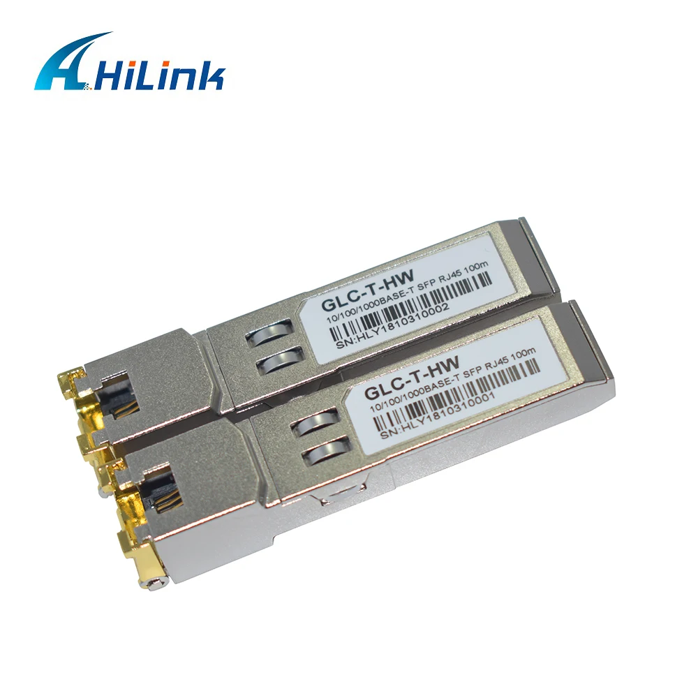 Бесплатная доставка! 10/100/1000base t GLC T медь 100 м RJ45 разъем SFP трансивер с функцией