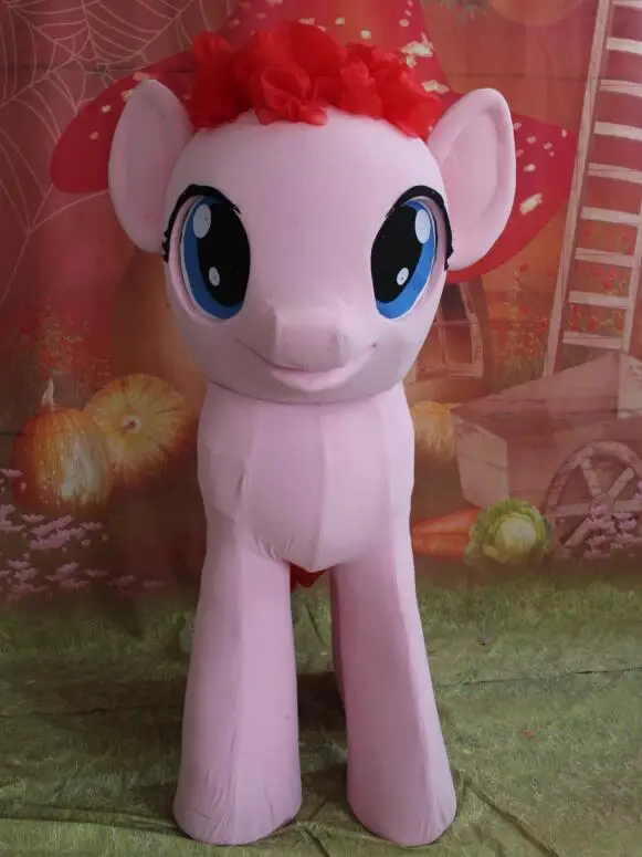 Pinkie Pie 1 OISK 6 стилей 4 ноги костюм коня-маскота Хэллоуин Рождество День рождения Празднование карнавал платье полное тело реквизит наряд - Цвет: Pinkie Pie 1