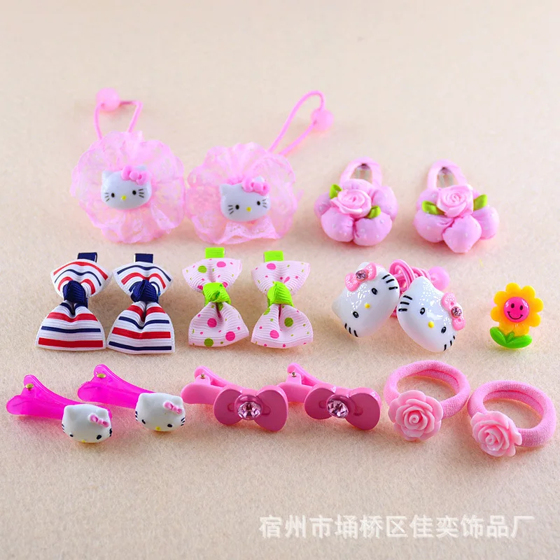 Hello kitty Аксессуары для волос El Cabello аксессуары для женщин резинка на голову Детские аксессуары для волос заколка