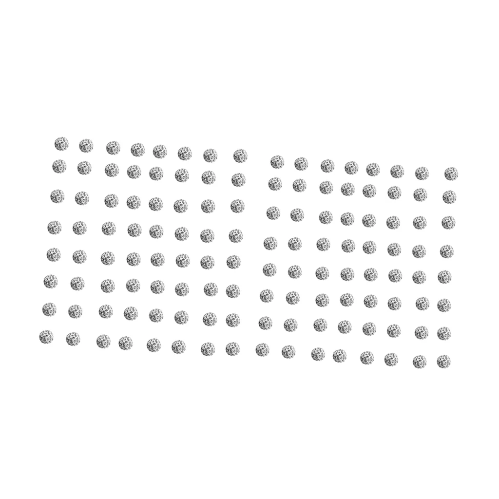 200 Pieces 6mm 8mm Disco Ball Polymer Clay Beads Round Spacer Loose Charms for DIY Jewelry Making Findings Accessories, 