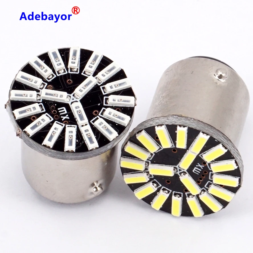 10 шт. canbus 19 SMD 4014 led 1157 BAY15D P21/4 Вт безошибочный P21/5 автостайлинг поворотный сигнал