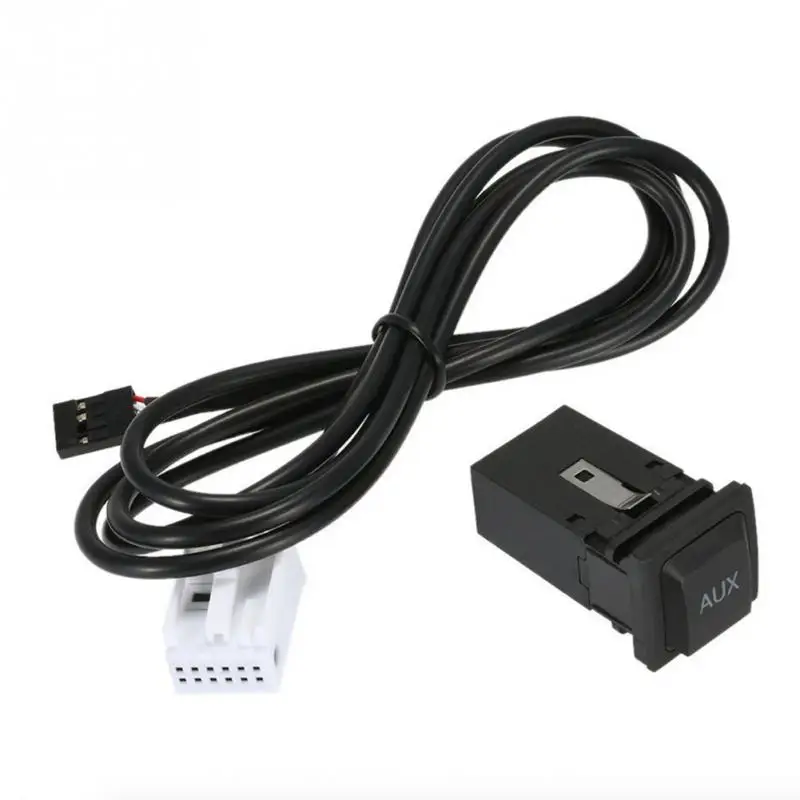 Прочный CD-плеер автомобиля AUX USB кабель Кнопка переключения для V W JE TTA GOLF MK6 MK5 RCD510