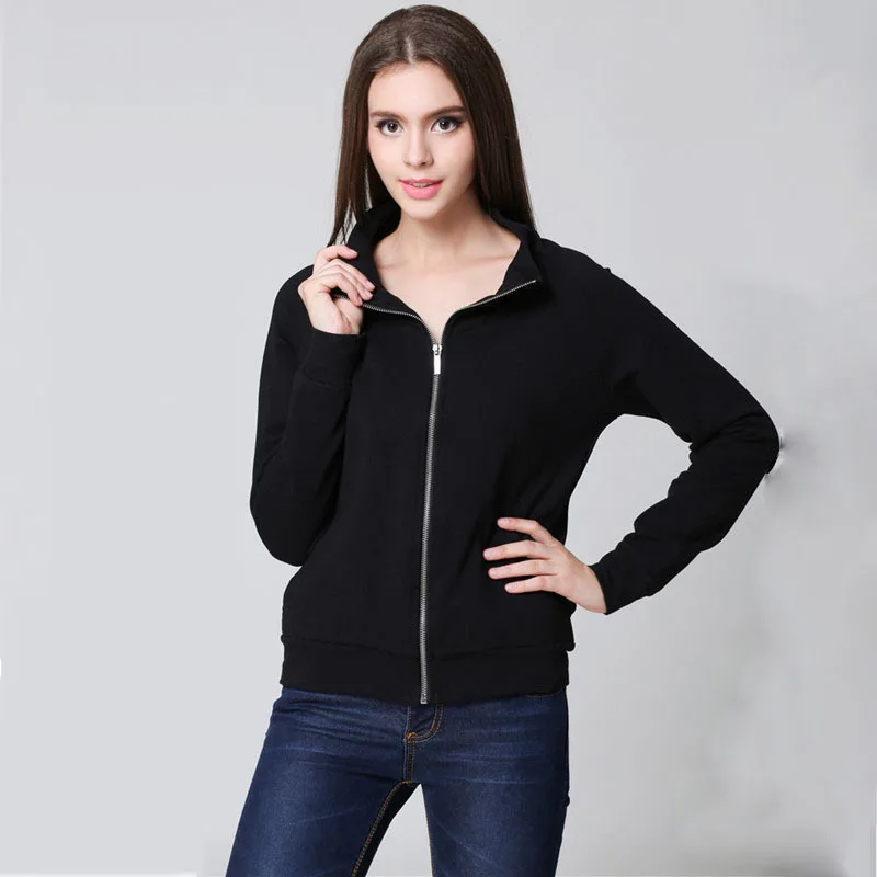 Уличная одежда толстовки для девочек Kpop уличное платье на молнии с капюшоном