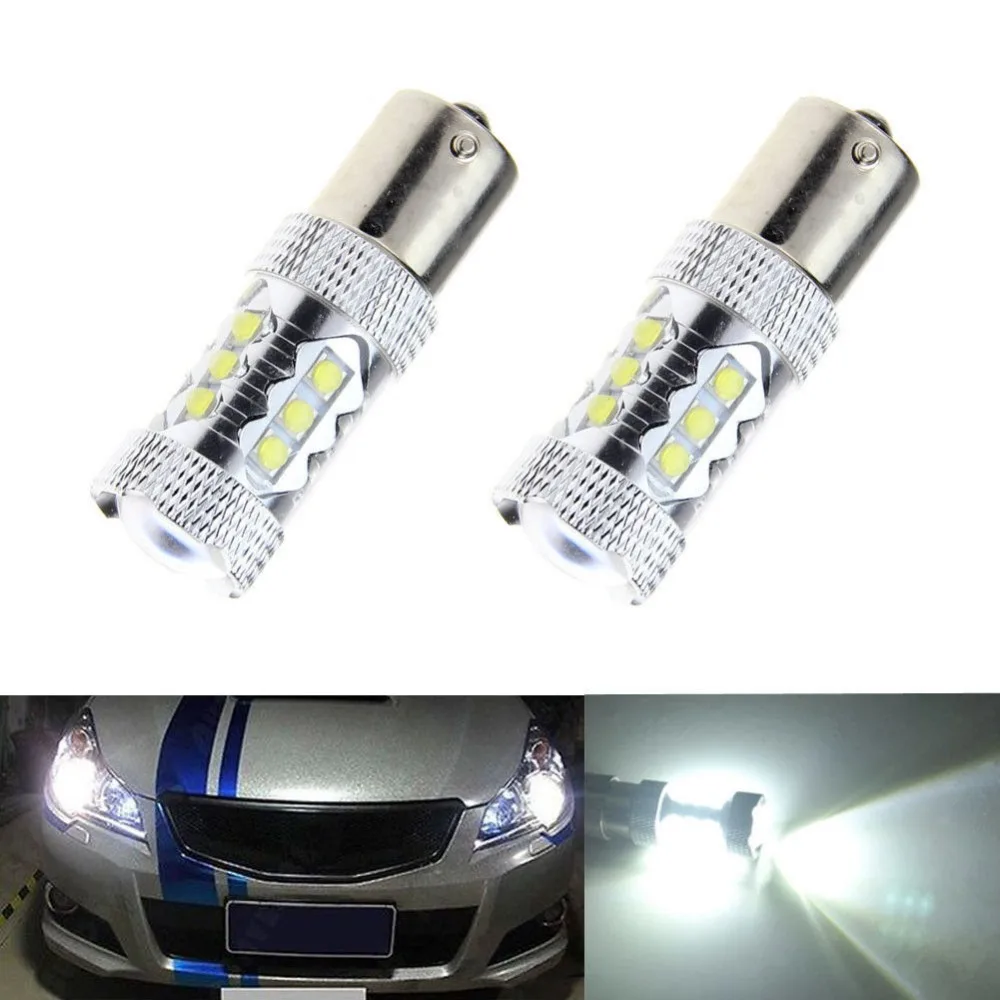 Высокая Мощность чистый белый/желтый/красный 1156 BA15S 80 Вт Cree чип светодиодный