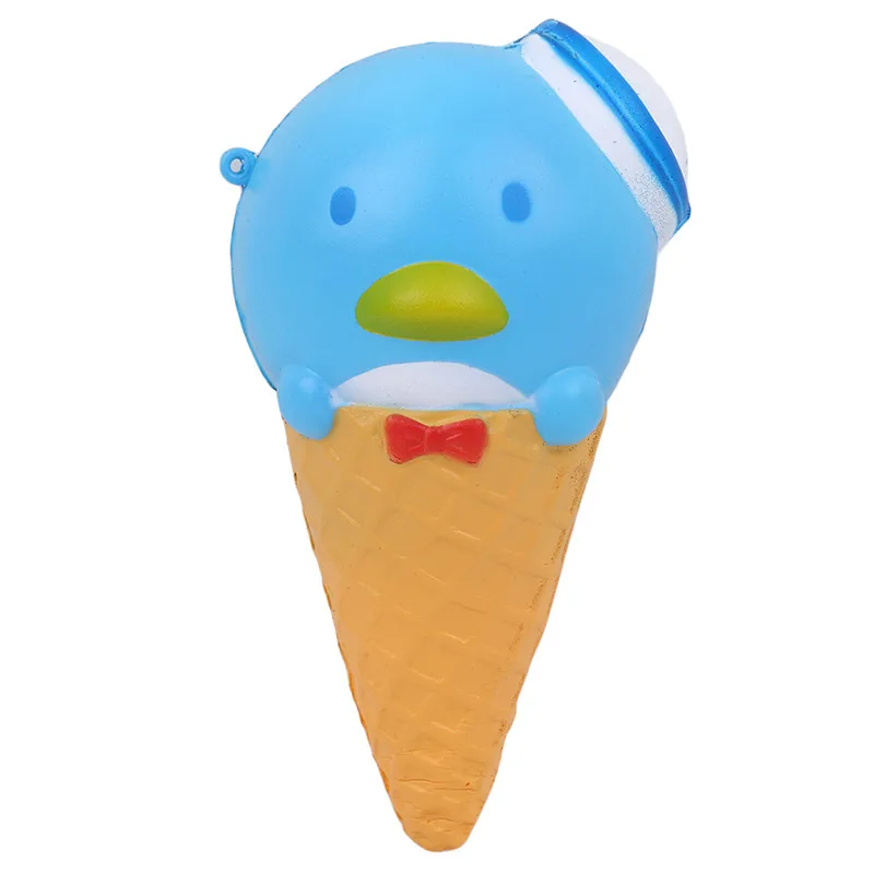 Kawaii Jumbo Пингвин Медведь Мороженое милый Squeeze медленно поднимающийся телефон