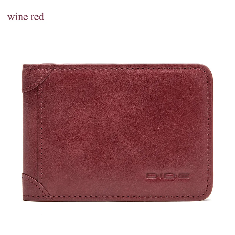 Женский мини кошелек DIDE с отделением для кредитных карт из натуральной кожи