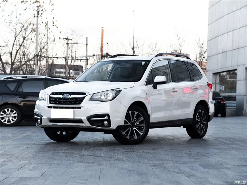 Перекладина подходит для Subaru Forester- черный крест бар стойки для крыши автомобиля