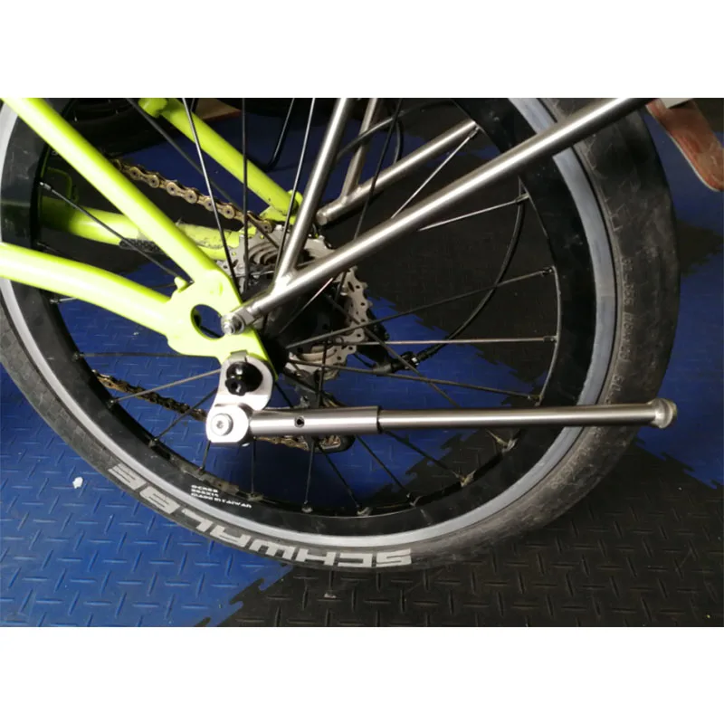 Aceoffix 88 г 235 мм Ультралегкая титановая подставка для парковки велосипеда BMX легкая