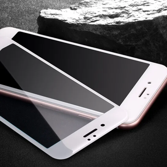 Закаленное стекло полное покрытие для iPhone X 8 7 Plus SE 6 S пленка на защитное экран