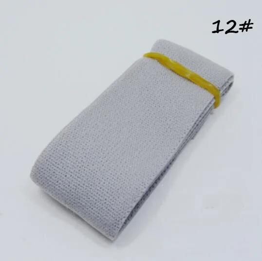 NO12 silver gray 3 метра плоская супер мягкая эластичная лента Швейные аксессуары для одежды нейлоновая тесьма детская одежда аксессуары для шитья ширина 3 см S0954l - Цвет: NO12 silver gray