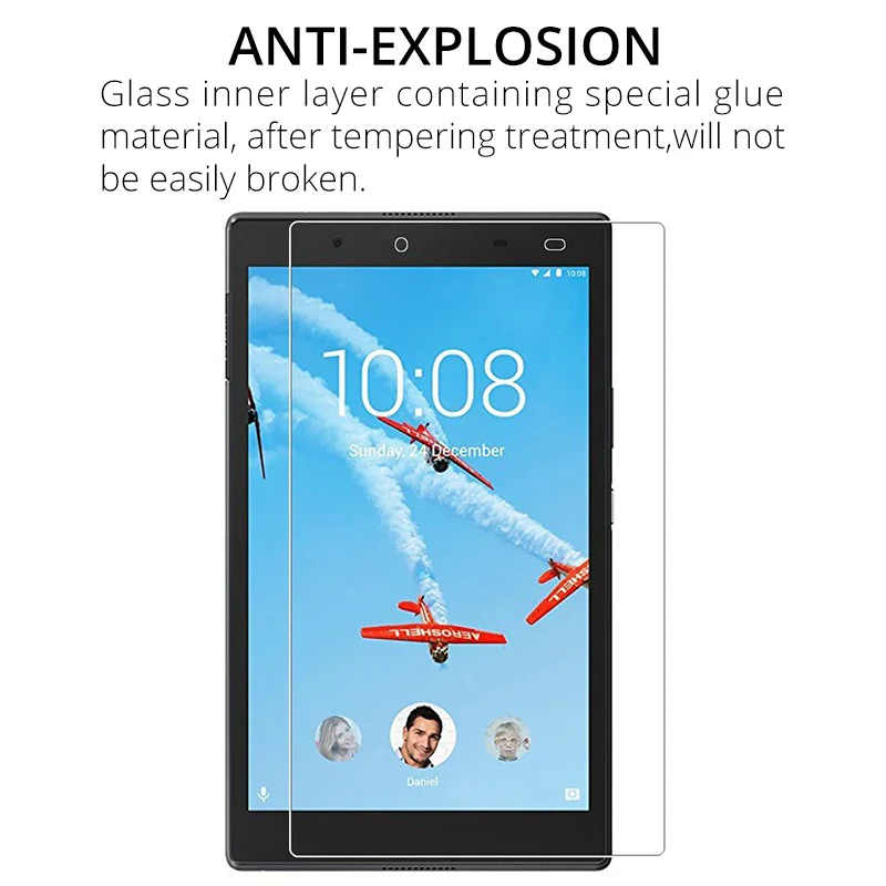 Закаленное Стекло для lenovo Tab 4, 8 TB-8504F TB-8504N TB-8504X Tab 4, 8. 0 дюймов защита экрана планшета пленка Защитная крышка с уровнем твердости 9 H 0,3 мм