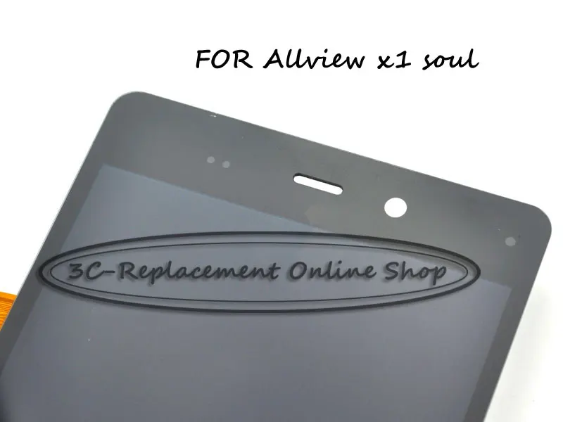 Черно-белый чехол из термопластика для Allview x1 soul ЖК-дисплей Дисплей с кодирующий