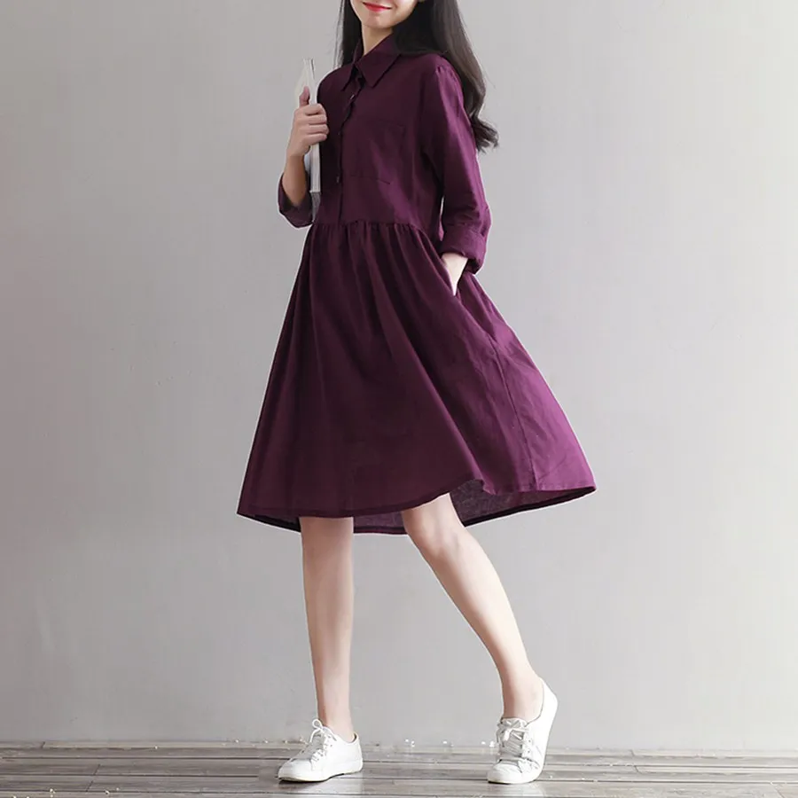 Платье Mferlier женское зимнее фиолетовое с длинным рукавом|winter dress|purple dresssweetheart dress |