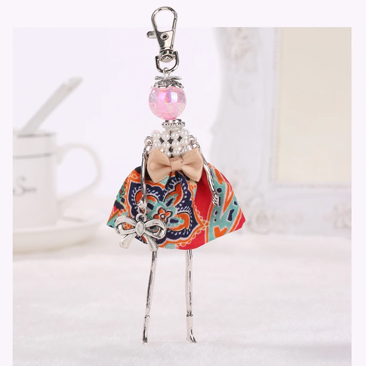 YLWHJJ Новинка милый брелок для кукол с бантом девочек брендовые модные ювелирные