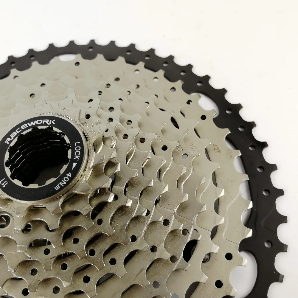 RACEWORK 11-50/52T 11 скоростей кассета широкоугольная MTB велосипедная кассета 11 скоростей для Shimano или переключателя Sram