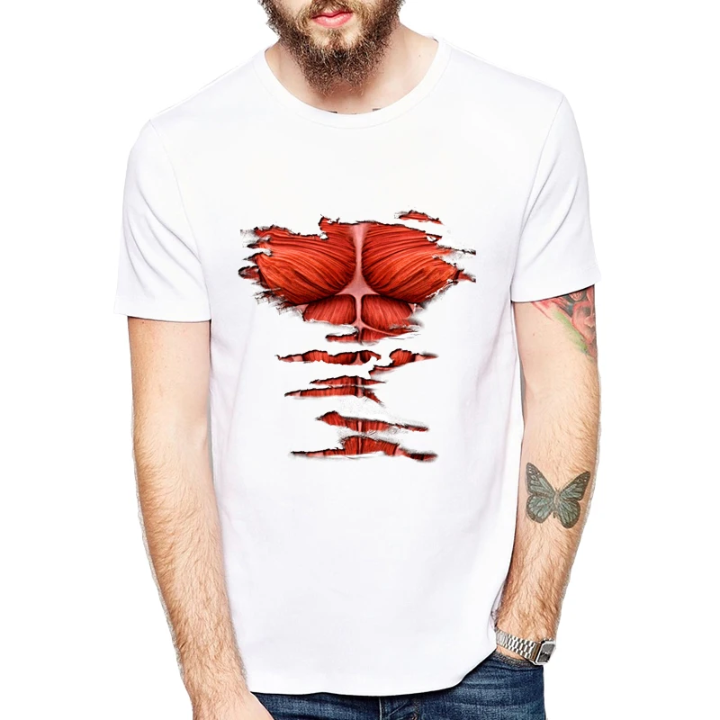 Attack On Titan t shirt men fashion boy Printed t-shirt Young tee white tshirt Funny design | Мужская одежда