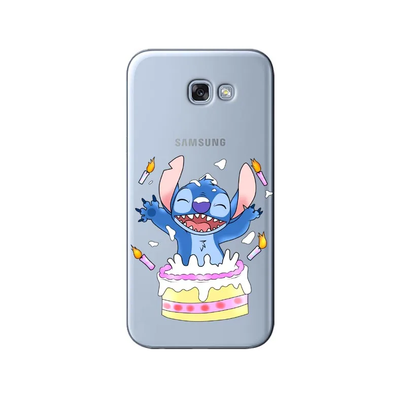Милый мультяшный чехол мягкий силиконовый из ТПУ для телефона Samsung Galaxy A3 2016 A5 2017 A7