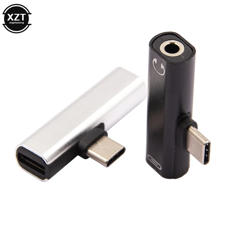 Переходник для зарядки наушников 2 в 1 типа C на 3 5 мм USB аудио адаптер телефонов Xiaomi