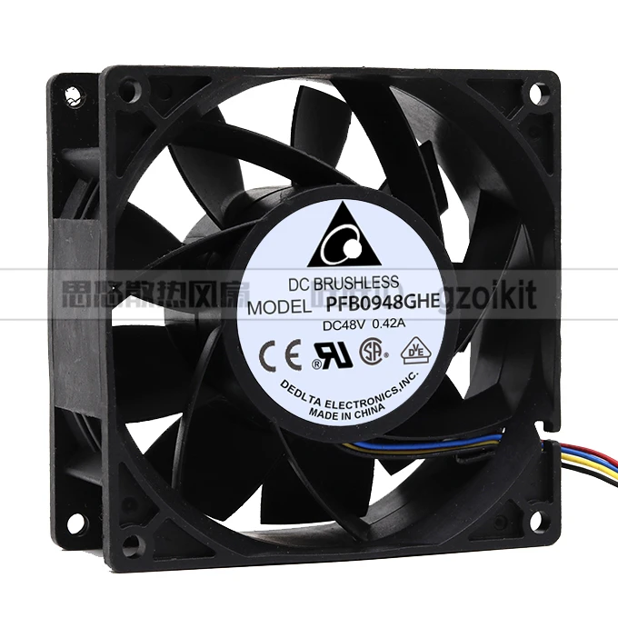 Оригинальный вентилятор охлаждения delta PFB0948GHE 9238 92 мм DC 48V 0.42A|Кулеры и системы