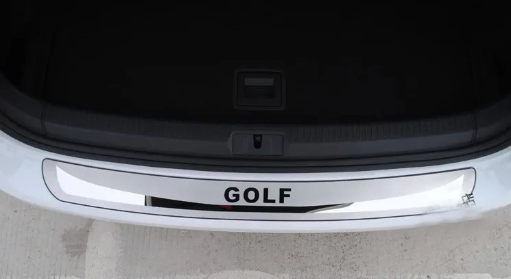 Защитная накладка из нержавеющей стали для заднего бампера подходит VW Golf 6 Mk6 GTI 2009