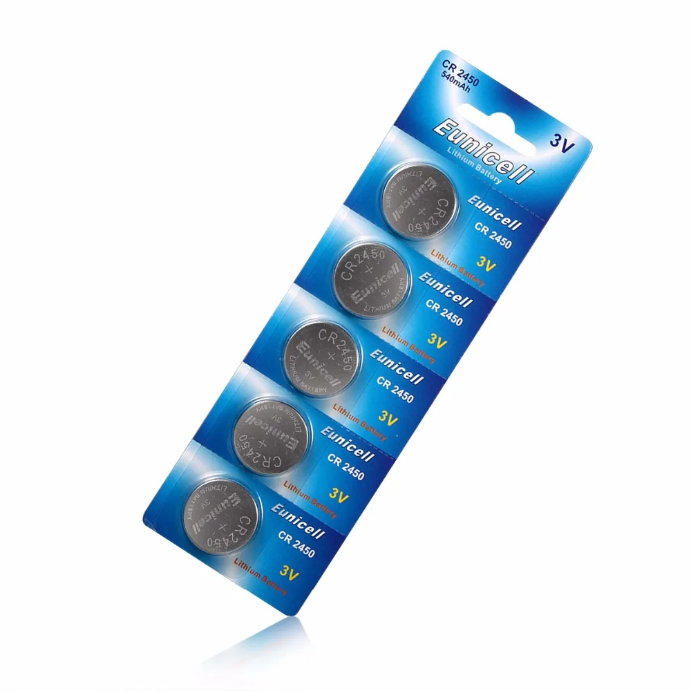 10 шт. CR2450 DL2450 CR2450n ECR2450 BR2450 KCR2450 5029LC LM2450 кнопочный элемент монетница литиевая