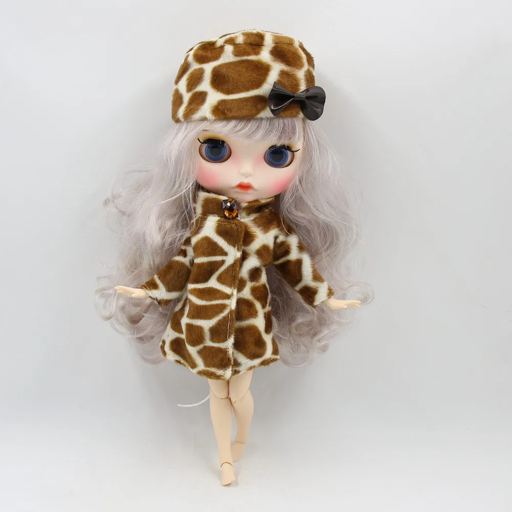 Blyth doll набор одежды с леопардовым рисунком и включает в себя шляпу для куклы 1/6 30 см