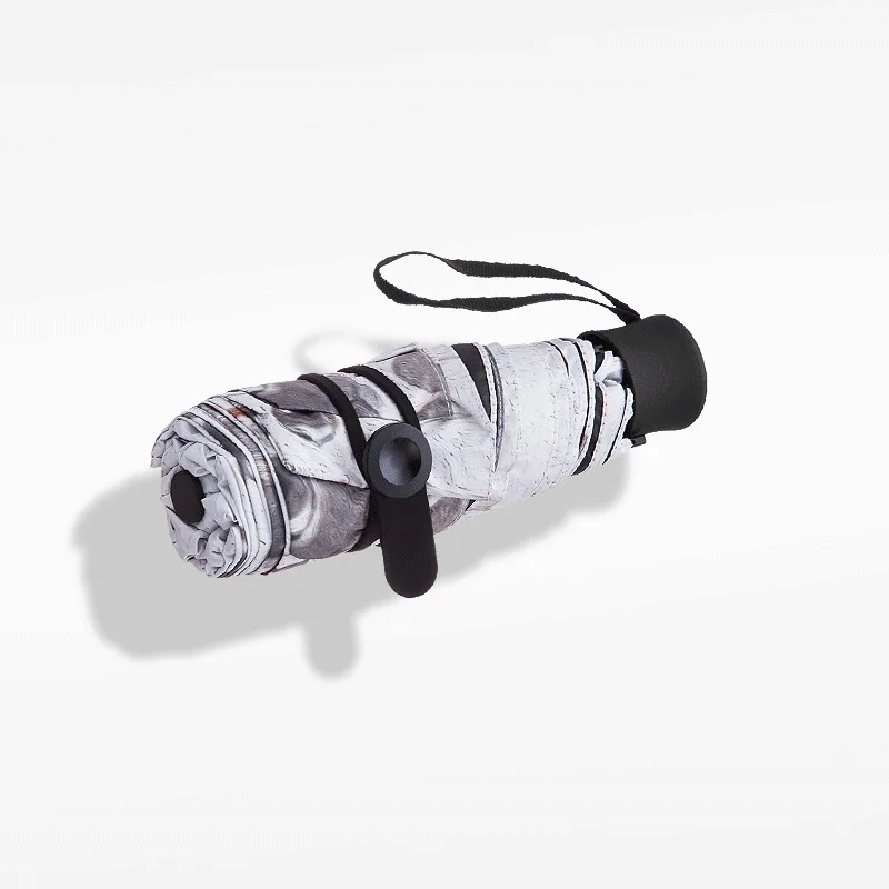 Прямая доставка рекламы творческий мультфильм складной зонтик оптовая