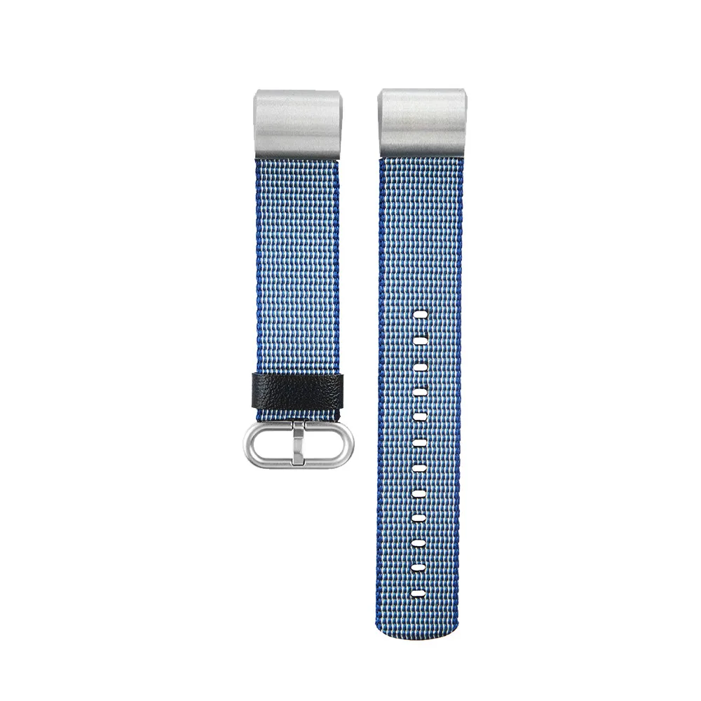 Браслет ремешок для fitbit нейлоновый Плетеный ремешок на запястье Королевский тканый браслет ремешок для Fitbit Charge 2 оптовый поставщик - Цвет: BU