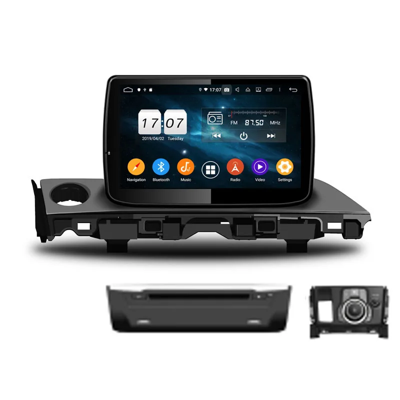 Встроенная память 64G Android 9 0 для MAZDA 6 2017 2018 Octa Core PX5 автомобильный мультимедийный DVD