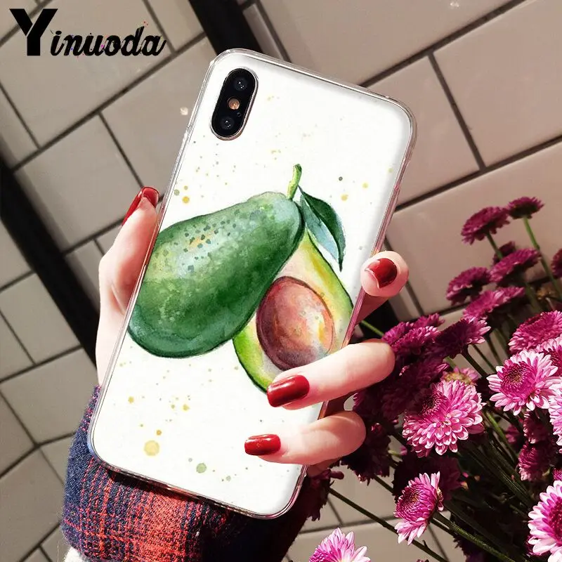 11pro MAX авокадо заказчик высококачественный чехол для телефона iPhone X XS 6 6S 7 7plus 8 8Plus 5