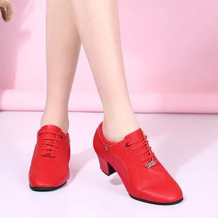 Sneakers Modern Dance Shoes For Women Leather Latin Ballroom Sports Sailor | Спорт и развлечения