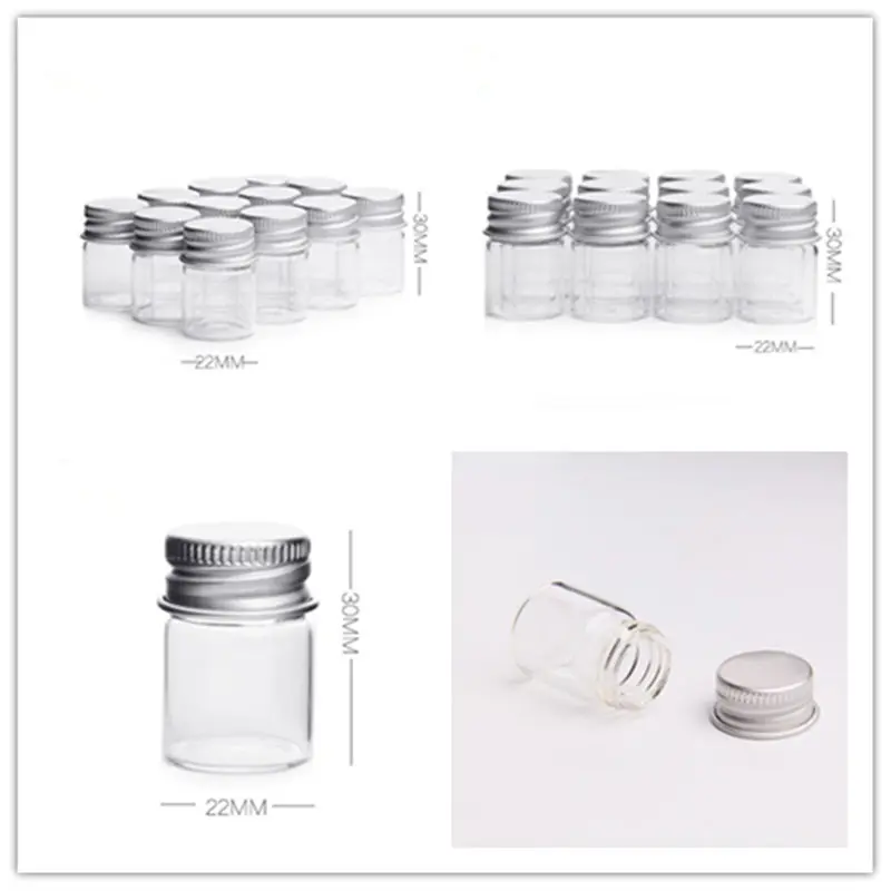 Высокое качество 5 мл стеклянная бутылка с алюминиевой крышкой Косметическая моя