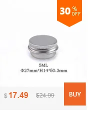 1 шт. 10 г/20 г/50/100 г бутылки для многоразового использования пластиковая Пустая палитра банка для пищевых продуктов путешествия крем для лица/лосьон/косметический контейнер ZKH111