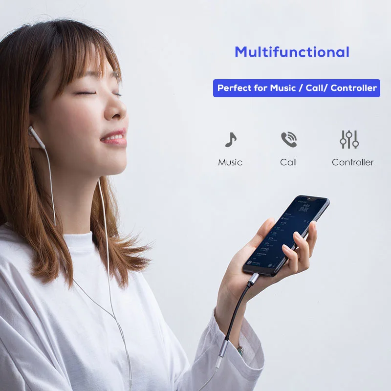 Аудиокабель SUPTEC AUX с разъемом USB Type-C на 3 5 мм адаптер для наушников конвертер Samsung S9