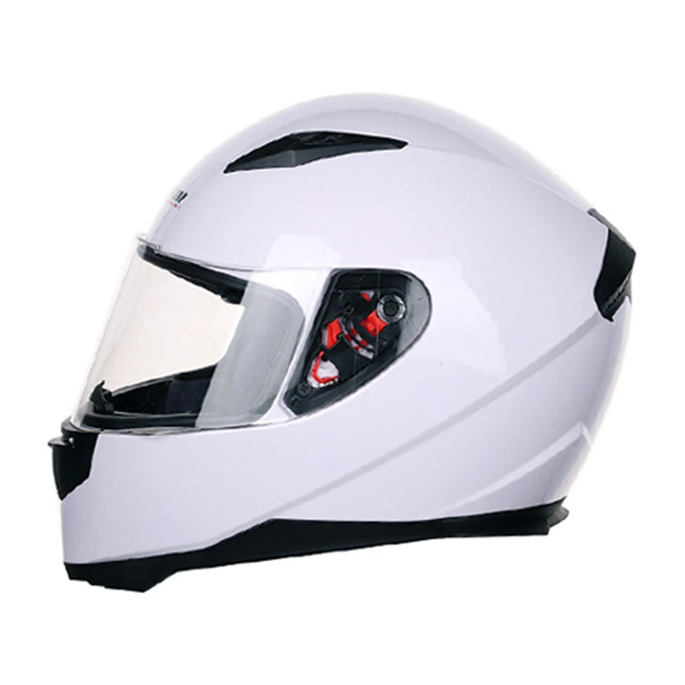 JK313-White Шлем для мотокросса, мужской мотоциклетный шлем, полное лицо, шлемы, противотуманные, для мотокросса, Chopper Racing, Filp Up, модульная езда, Casco JIEKAI - Цвет: JK313-White